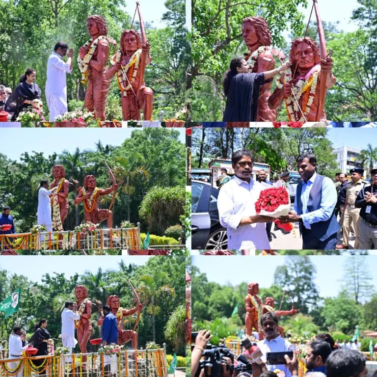 ◆ मुख्यमंत्री हेमन्त सोरेन ने वीर शहीद सिदो-कान्हू को दी श्रद्धांजलि।