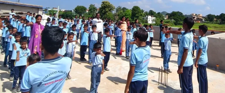 स्वामी विवेकानंद पब्लिक स्कूल में बच्चों की शिक्षा एवं रचनात्मक गतिविधियों पर दिया जोर,